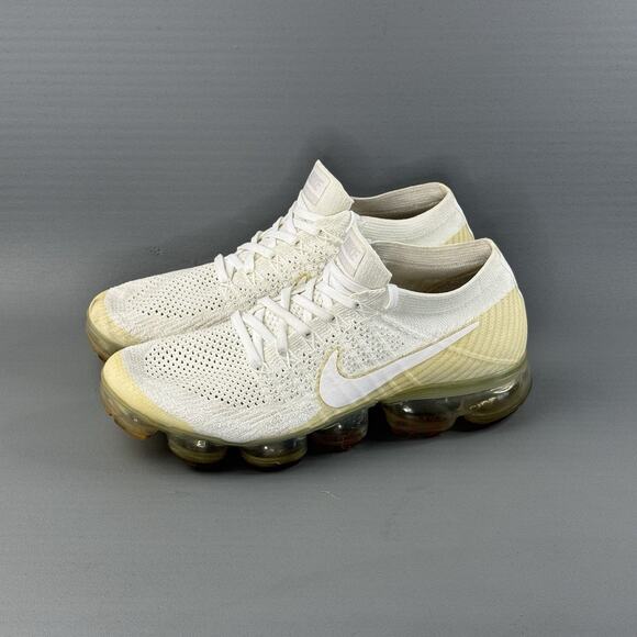 Nike Womens Air VaporMax 849557-100 White Running Shoes Sneakers Size 9 - Picture 1 of 9